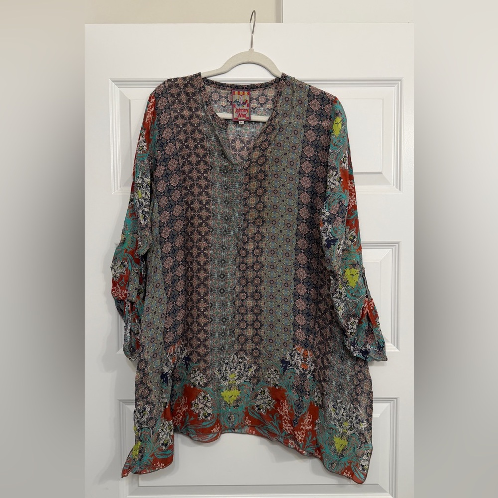 Johnny Was Geometric Tunic